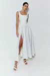 VESTIDO MIDI OFFWHITE ANA SIEBERT