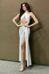 VESTIDO LONGO MARTA OFF WHITE