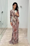 VESTIDO LONGO ANIMAL PRINT NADIA