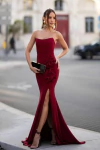 VESTIDO LONGO MARSALA LORENA