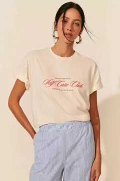 T-SHIRT OFF WHITE PILAR