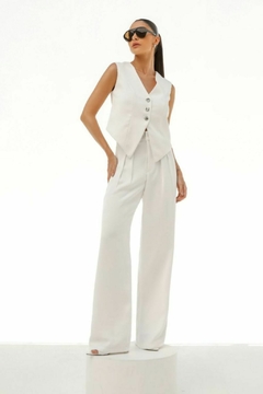 CONJUNTO ALFAIATARIA JU OFF WHITE