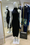 VESTIDO MIDI EM TRICOT ANA - PRETO - comprar online