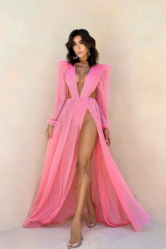 VESTIDO LONGO LIANI ROSA