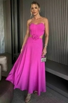 VESTIDO MIDI TOMARA QUE CAIA PINK SERENA - comprar online