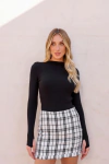 BLUSA MODAL CANELADA VITÓRIA PRETO