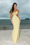 VESTIDO LONGO AMARELO LUCIA