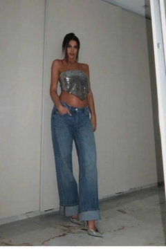 CROPPED EM PAETÊ CAMILA - comprar online