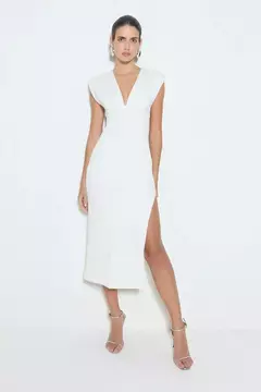 VESTIDO MIDI LUANA OFFWHITE