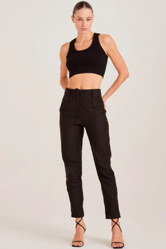 top-nadador-canelado-preto-zen