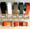 Cinto em couro natural Croco