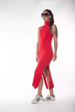 VESTIDO MIDI EM TRICOT ANA - comprar online