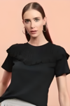 T SHIRT BABADO LAISE PRETO