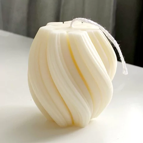 Molde em Silicone para Vela Retorcida Ref 1355