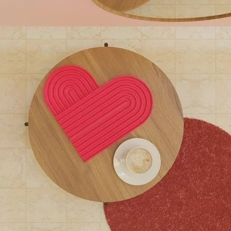 Molde em Silicone de Base Coração Ref 1203