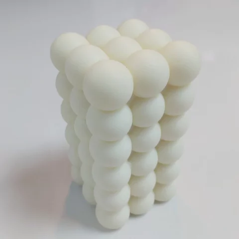 Molde em Silicone de Bubble para Vela Ref 1297