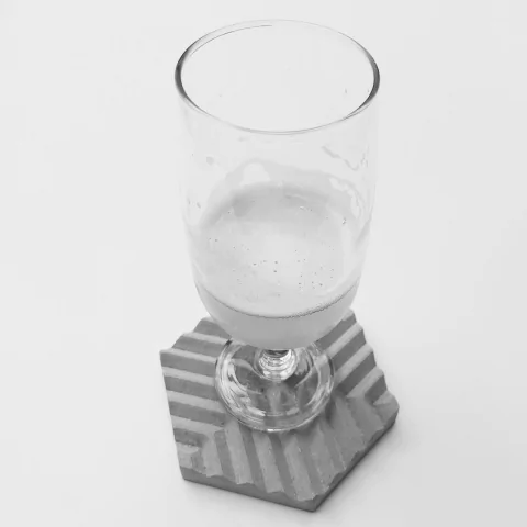 Molde de Silicone para Porta Copos Hexágono com Textura Ref 0135