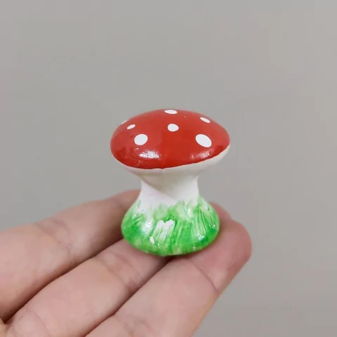 Molde em Silicone Cogumelo para Terrário Ref 489