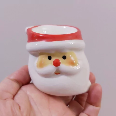 Molde em Silicone de Porta Velas Natal - Papai Noel Ref 035