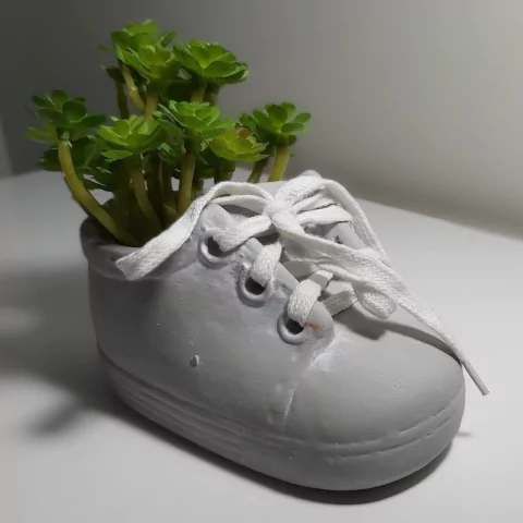 Molde em Silicone para Vaso Tênis Ref 659