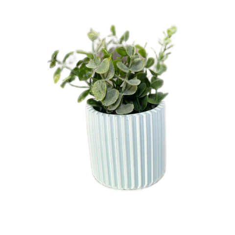 Molde em Silicone Platina para Vaso Cimento Gesso Ref 1560