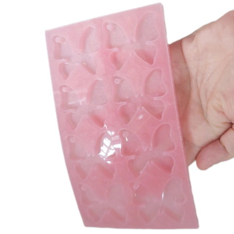 Molde em Silicone Platina Borboletas Ref 1411