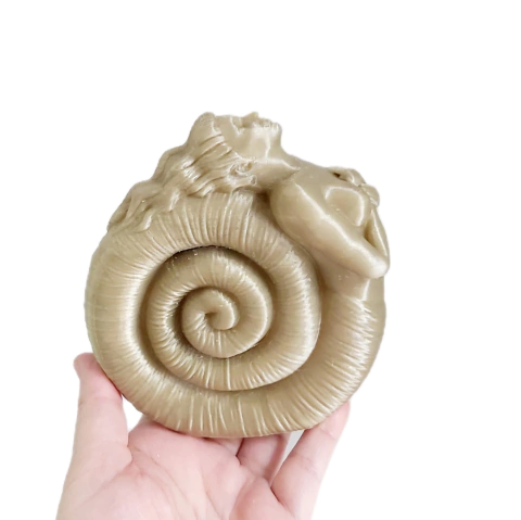 Molde em Silicone de Mulher Caracol para Vela Ref 1302