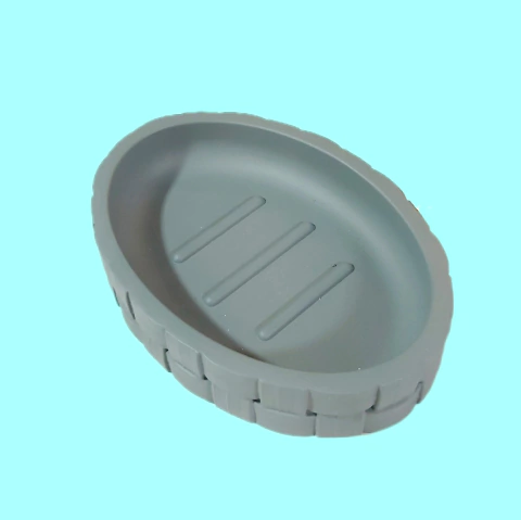 Molde em Silicone de Saboneteira Textura Trama Ref 1963