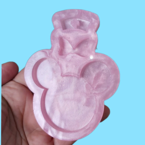 Molde em Silicone Platina Mickey Minnie Ref 1451