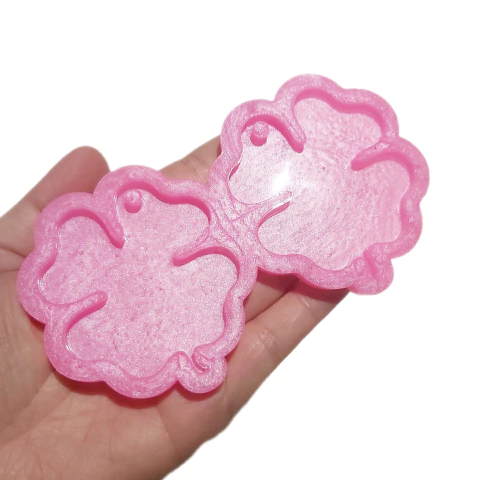 Molde em Silicone Platina de Trevo para Resina Ref 1312 - buy online