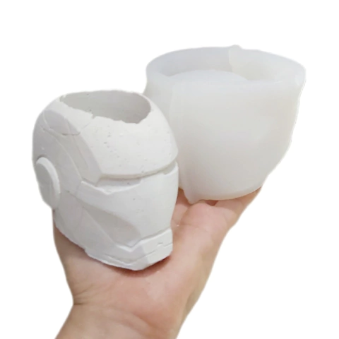 Molde de Vaso Homem de Ferro 8cm