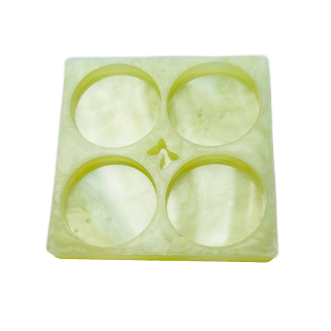 Ref 1567 Molde em Silicone Platina de Círculos 4,5cm