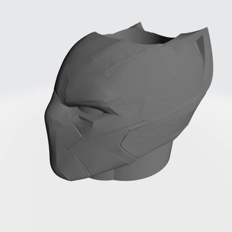 Molde em Silicone Especial para Vaso Pantera Negra Tamanho G Ref 686