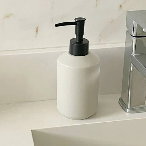 Molde para Porta Sabonete Líquido em Silicone Platina Ref 869