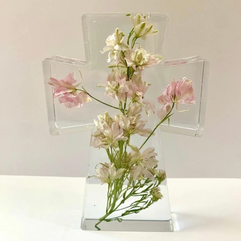 Molde para Eternização Cruz em Silicone Premium