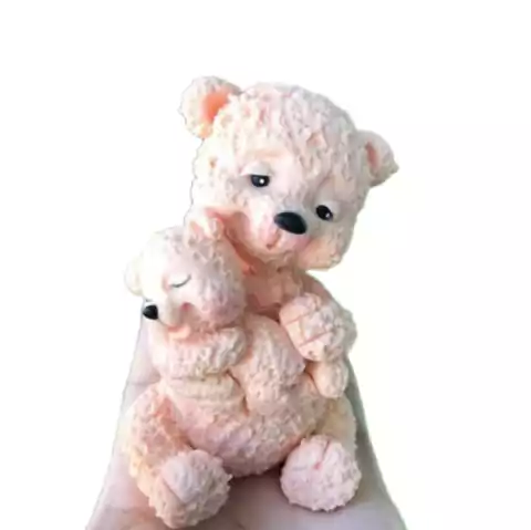 Molde em Silicone Urso para Vela Sabonete Ref 1120 - buy online