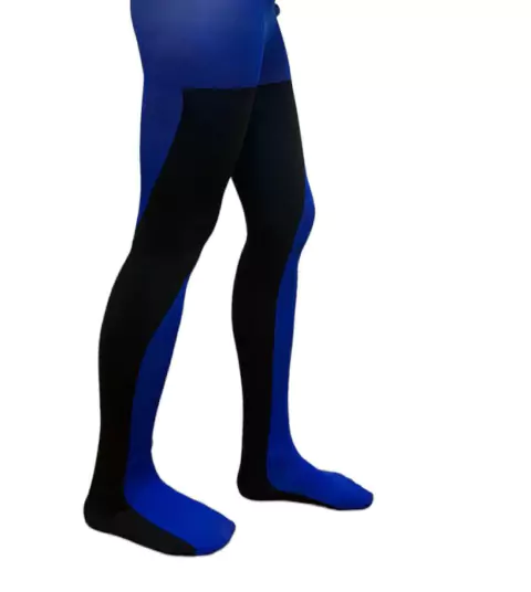 Panty lycra ultra opaca combinada. Art. 3580