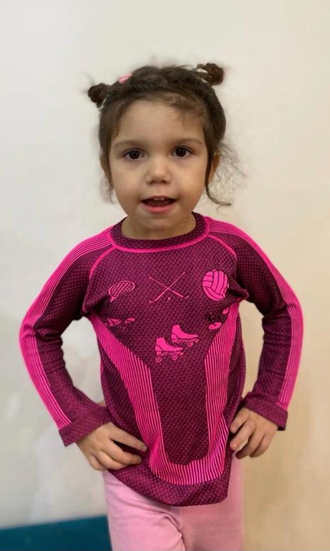 Remera térmica deportiva infantil. Art. 8662