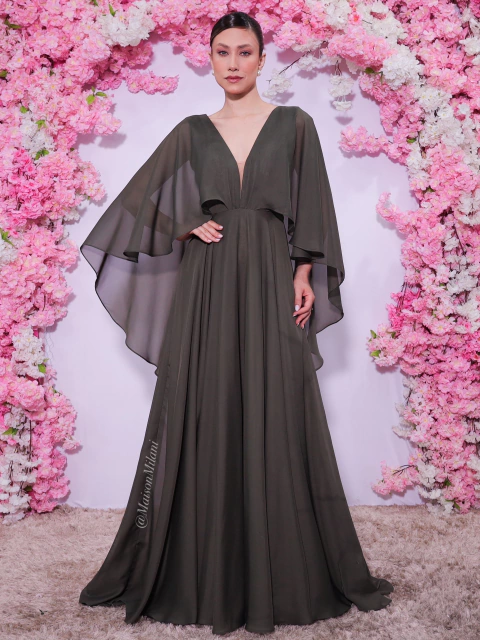 Vestido Daniele Verde Oliva