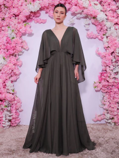 Vestido Daniele Verde Oliva - comprar online