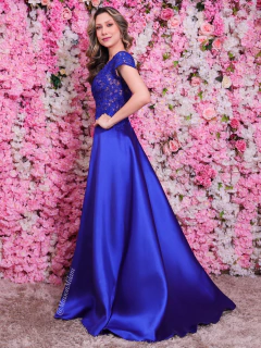 Vestido 330 Azul Royal - Maison Milani
