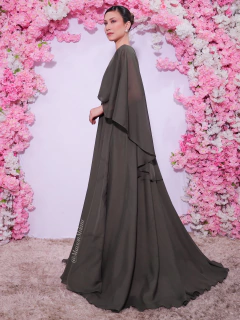 Vestido Daniele Verde Oliva - Maison Milani