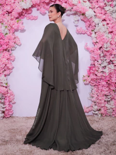 Vestido Daniele Verde Oliva - loja online