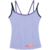 Musculosa Nox Pro color lavanda con tirantes finos para mujeres
