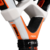 Detalle del marco de la paleta Nox ML10 Quantum 3K Eva con diseño en blanco, naranja y negro.