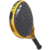 Paleta de pádel Siux Electra Elite 4 Eva Hard en color negro y amarillo.