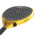 Paleta de pádel Siux Electra Elite 4 Eva Hard con diseño dorado y negro.