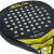 Paleta de pádel Siux Electra Jr ST3 Eva Soft para niños, con diseño negro y amarillo