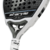 Detalle de la paleta de pádel StarVie Tritón Pro Eva con diseño en blanco y negro