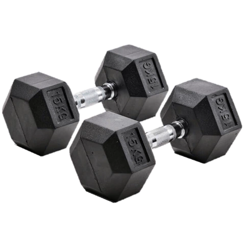 Par de Mancuernas Hexagonales Odea 15 kg.